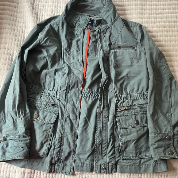 GAP | Jackets & Coats | Gap Green Military Field Jacket With Structured ...
